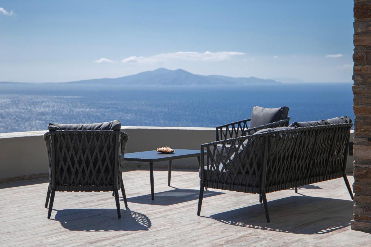 Acron Andros - Luxury Villa With Private Pool Korthio Екстер'єр фото