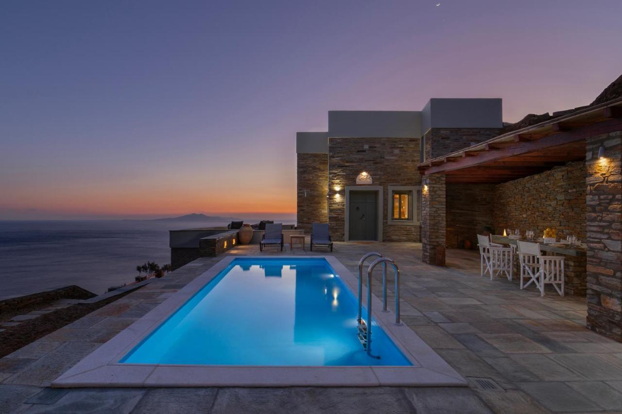 Acron Andros - Luxury Villa With Private Pool Korthio Екстер'єр фото