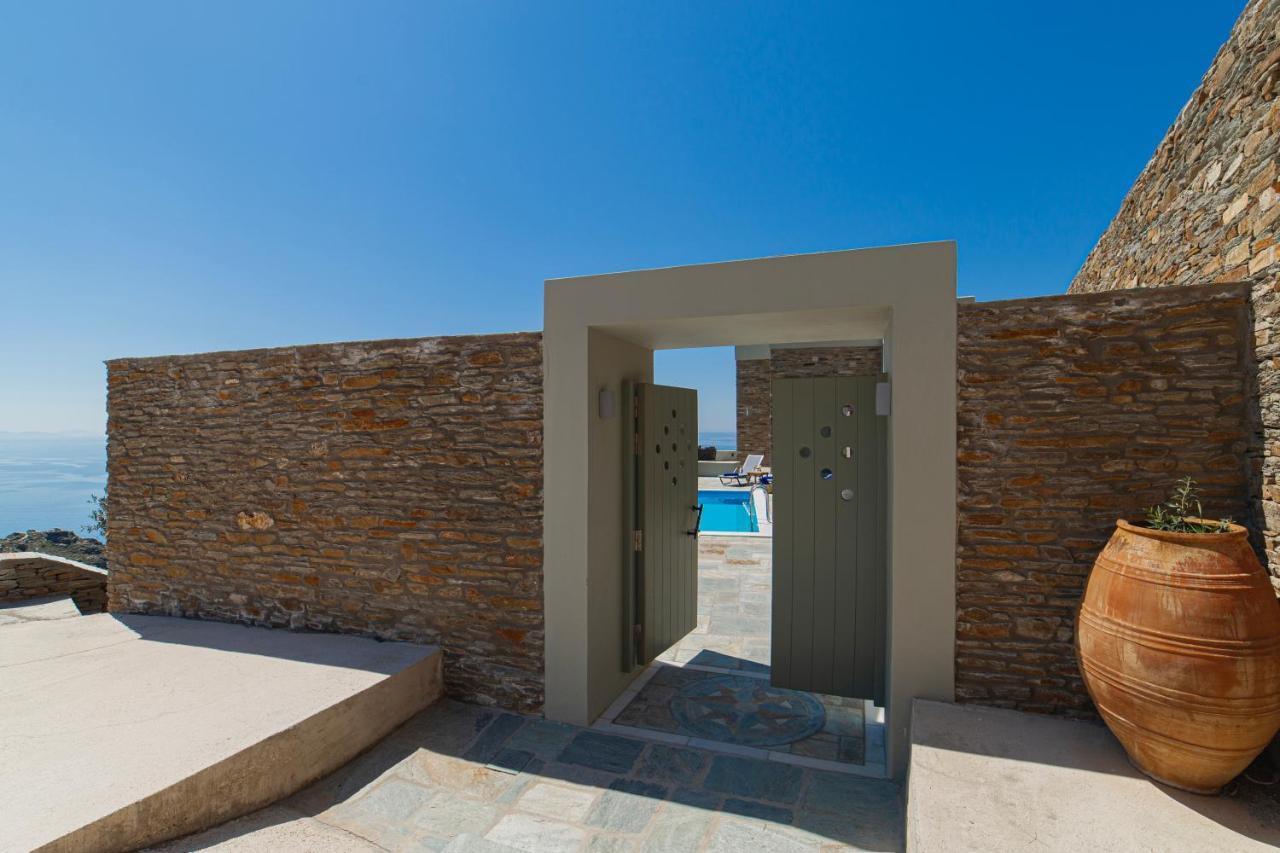 Acron Andros - Luxury Villa With Private Pool Korthio Екстер'єр фото